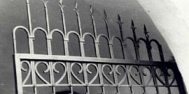 фрагмент кованых ворот