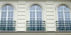 кованые французские балконы